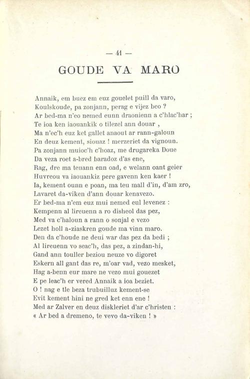 litterature bretonne : pierre_pronost_goude_va_marv